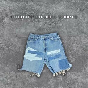 Custom Made “Mitch-Match Jean Shorts”